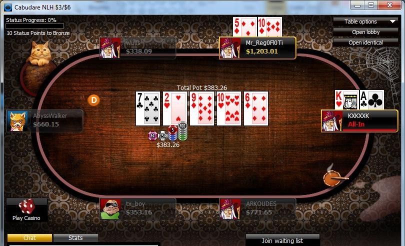 wpt online poker open