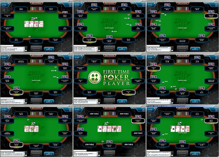 Igrajte na više stolova u online poker sobama